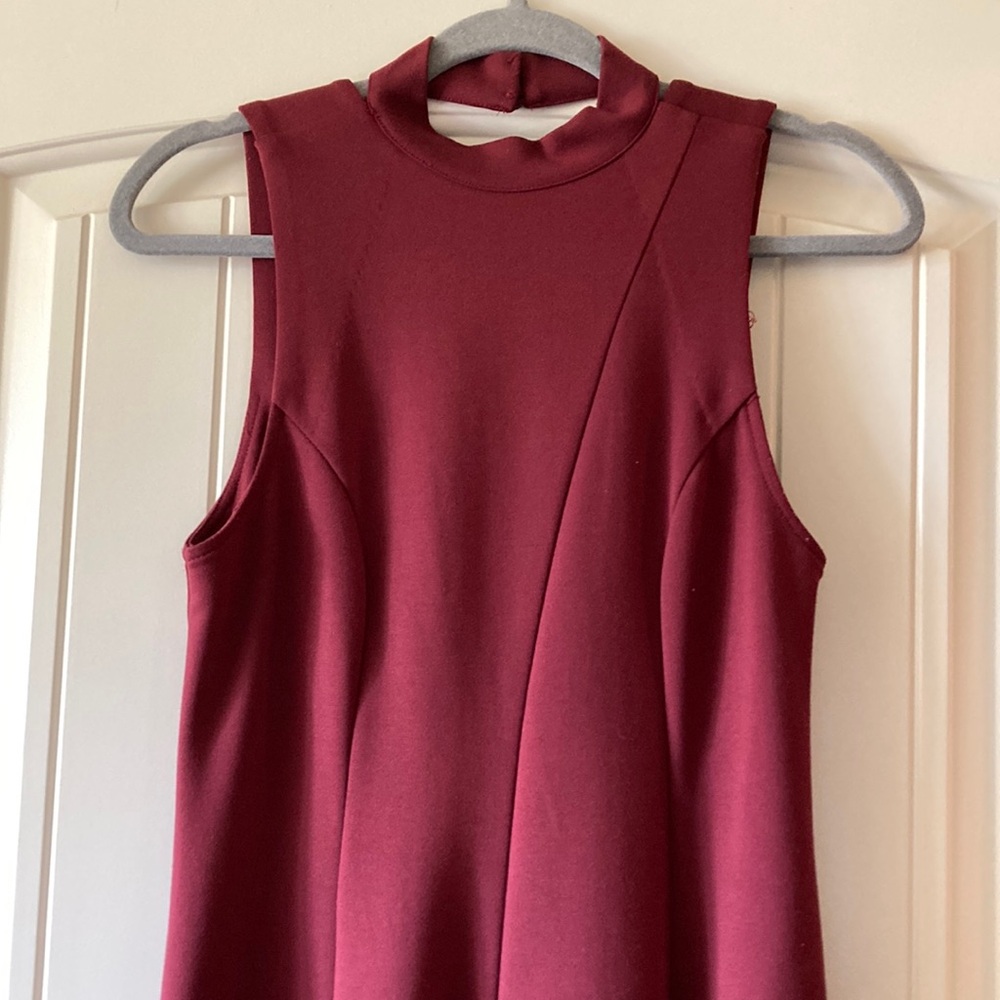 Free People Rich Burgundy Midi Dress